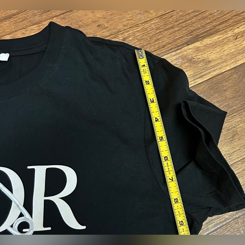 Dior Black Short Sleeve Men's Tee - Picture 7 of 8